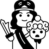 Greek goddess icon